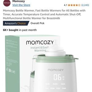 Momcozy Bottle Warmer new and never used